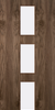 Walnut Veneer - 23G - Glazed Door (FD30)