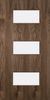 Walnut Veneer - 24G - Glazed Door (FD30)