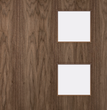 Walnut Veneer - 26G - Glazed Door (FD30)