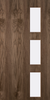 Walnut Veneer - 28G - Glazed Door (FD30)