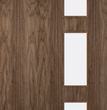 Walnut Veneer - 28G - Glazed Door (FD30)