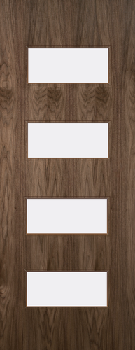 Walnut Veneer - 50G - Glazed Door (FD30)