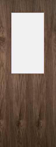 Walnut Veneer - 8G - Glazed Door (FD30)