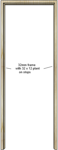 Ash Door Frame (32mm)