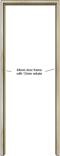 Ash Door Frame (44mm)