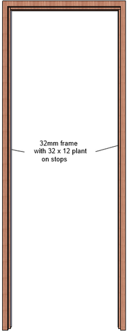 Hardwood Door Frame (32mm)