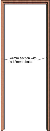 Hardwood Door Frame (44mm)