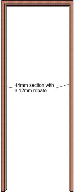 Hardwood Door Frame (44mm)
